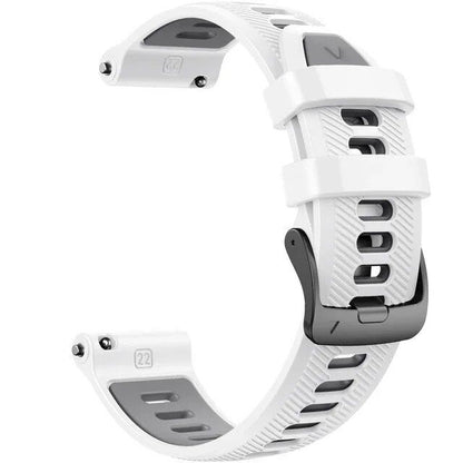 22mm Garmin Official Silicone EasyFit Strap for Forerunner 955/945, Original Bracelet, Forerunner 965 Watch Strap, Compatible with Instinct 1/2, Band Color: Parallel Import