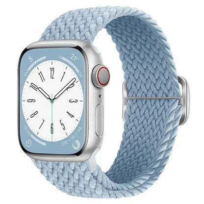アップルウォッチUltra 2用ナイロンストラップ バンド 49mm 40mm 44mm 41mm 38mm 45mm対応 伸縮ブラidedループ ブレスレット iWatchシリーズ9/8/7/6/SE/5/4対応 バンドカラー：mm 並行輸入品