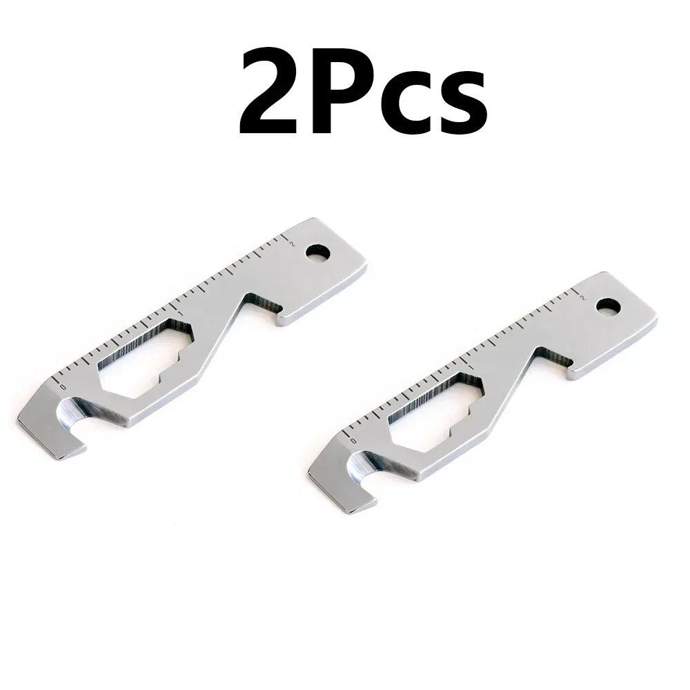 10-in-1 Portable Survival Tool, Camping Gear, Bottle Opener, Ruler, Keychain, Outdoor Tool, Hiking &amp; Camping Accessories, Color: Parallel Import