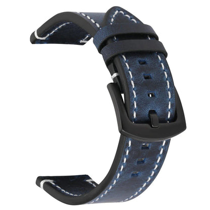 Vintage Leather Strap with Quick Release for Huawei GT2/3, Unisex Watch Band, Bracelet, 18mm, 20mm, 22mm, 24mm, Parallel Import