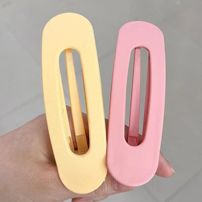 Set of 1, 2, or 3 Korean-Style Frosted Glass Hair Clips for Women, Large Matte Hairpins, Hair Grips, Bang Barrettes, Hair Accessories for Girls, Parallel Import