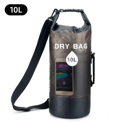 10L 20L 防水ドライバッグ ストレージポーチ スイミング トレッキング ラフティング ボート カヤック用 ドライバッグ バックパック XD117Y  並行輸入品