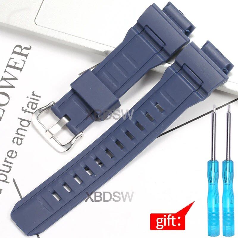 Waterproof men's rubber watch band replacement strap for Casio G-9300, GW-9300, and GW-9400; Band width: 20mm; Ships from: Parallel import