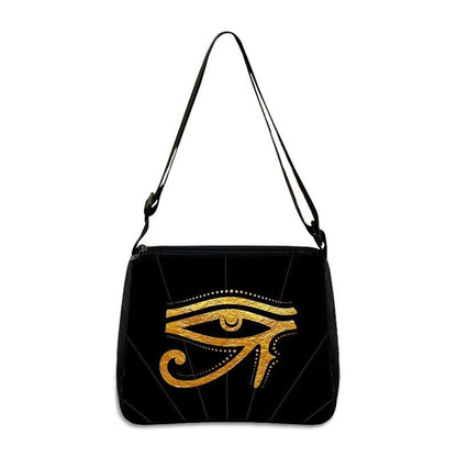 古代エジプトアートプリント ハンドバッグ エジプト ファラオ レディース クロスボディバッグ ホルス アヌビス 脇掛けバッグ ギフト デイリー カジュアルバッグ サイズ：2 並行輸入品