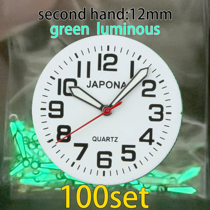 100-Piece Clock Hand Set for TMI PC Series, VJ Series, PC21 Hand, VH31 Hand, Compatible with VJ20, VJ21, VJ24, VJ22, VJ23, VJ14, VJ12, VJ34, VJ32, VJ33, VJ42, Parallel Import