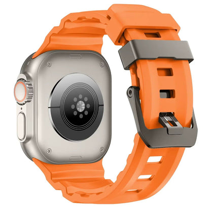 Trail Silicone Band Bracelet Strap for Apple Watch Ultra 2 49mm / Series 10/9/8/7 45mm / iWatch 6/5/SE 44mm, Band Color: mm, Parallel Import