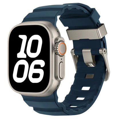 アップルウォッチUltra 10 9 8 7 6 5 SE用 高級ソフトシリコンバンド トレイルストラップ 46mm 45mm 49mm 44mm対応 リストバンド アクセサリー バンドカラー：mm 並行輸入品