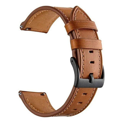 Amazfit Balance対応 22mmレザーストラップ クイックリリース式 スマートウォッチバンド 交換用ベルト アクセサリー バンドカラー： 並行輸入品