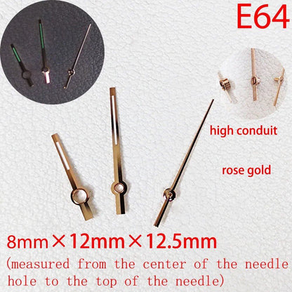 ETA Series Watch Accessories, Green &amp; Blue Super Luminous Hands for ETA 2824, 2892, 2836, and 2834, Parallel Import
