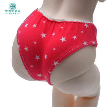 1/3, 1/4, 1/6 Size BJD Doll Accessories, Compatible with DD, SD, and MOSD, Cute Expressions, Small Pants, 1/4" BJD Doll, Parallel Import
