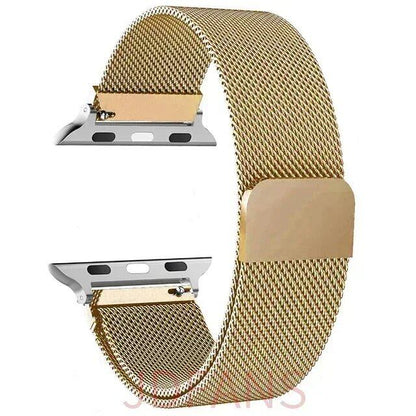 Milanese Loop Strap for Apple Watch, 44mm, 40mm, 45mm, 41mm, 42-38-44mm, Ultra 2, 49mm Metal Band, Compatible with iWatch Series 9, 8, 7, 6, SE, 5, 4, and 3, Band Color: mm, Parallel Import
