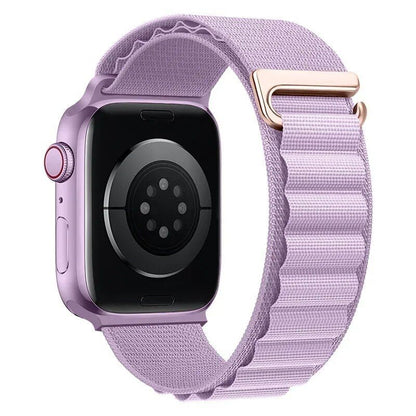 Apple Watch Ultra用アルパインループストラップ - 49mm 45mm 44mm 42mm 41mm 40mm対応 メタルCフックバンド（iwatch SE/シリーズ9/8/7/6/5/4/3互換） バンドカラー：mm 並行輸入品