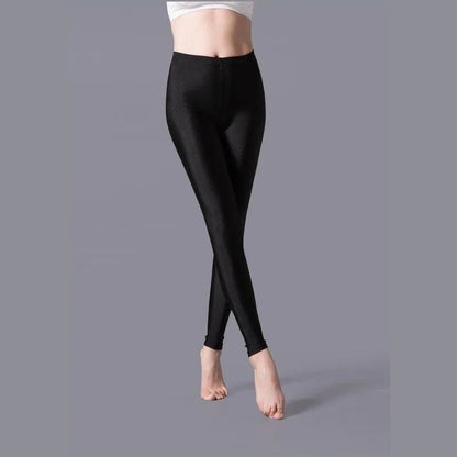 High-elastic skinny leggings, pencil pants, slimming, plus-size trousers, shiny yoga pants for women, sexy, skin-friendly, tight leggings, size: parallel import