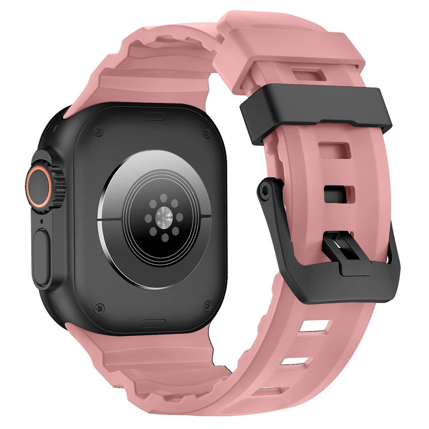Trail Silicone Band Bracelet Strap for Apple Watch Ultra 2 49mm / Series 10/9/8/7 45mm / iWatch 6/5/SE 44mm, Band Color: mm, Parallel Import