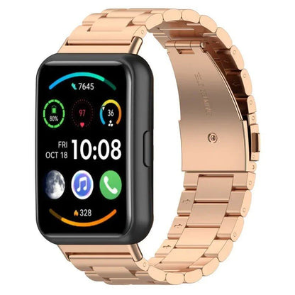 Stainless Steel Band for Huawei Watch Fit 2, Elegant Strap, Metal Bracelet, Classic Replacement Strap, Band Color: Parallel Import