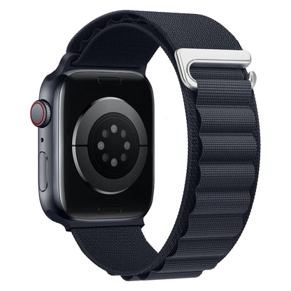 Apple Watch Ultra用アルパインループストラップ - 49mm 45mm 44mm 42mm 41mm 40mm対応 メタルCフックバンド（iwatch SE/シリーズ9/8/7/6/5/4/3互換） バンドカラー：mm 並行輸入品