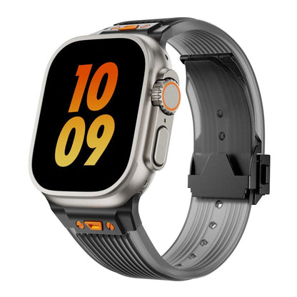 Silicone Sport Strap for Apple Watch Ultra 2/1 (49mm), Series 9/8/7 (45mm/44mm) - Rubber Band Bracelet for iWatch 6/5/4/3 and SE (44mm/42mm). Band Color: mm; Ships from: Parallel Import