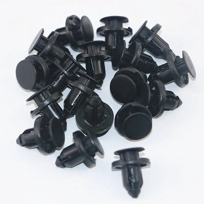 10/20/50pcs 8mm Auto Fastener Rivet Clips for Car Bumpers, Door Panels, Fender Liners, and Fasteners for Mitsubishi, Honda, and Nissan. Color: Parallel Import.