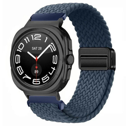 Replacement Nylon Loop Strap for Samsung Galaxy Watch Ultra (47mm) with Magnetic Buckle, Compatible with Galaxy Watch 7 Ultra, Band Color: Compatible with Galaxy Watch Ultra; Band Width: Compatible with Galaxy Watch Ultra (Parallel Import)