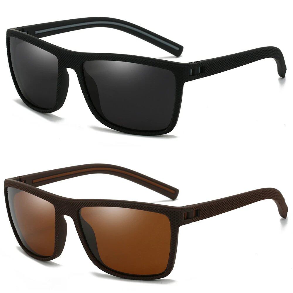 1/2-Piece Men's and Women's Polarized UV400 Sunglasses, Fishing Goggles, Outdoor Sports Eyewear, Parallel Import