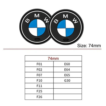 BMW X1 X2 X3 X4 X5 X6 1 2 3 4 5 6 7シリーズ F30 F34 E90 G20 F21 F22 F07 F10 F11 E60 G30 F48 F15 G06 E83対応 車載カップマット 2枚セット カラーmm 並行輸入品