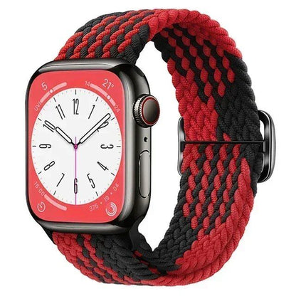 アップルウォッチUltra 2用ナイロンストラップ バンド 49mm 40mm 44mm 41mm 38mm 45mm対応 伸縮ブラidedループ ブレスレット iWatchシリーズ9/8/7/6/SE/5/4対応 バンドカラー：mm 並行輸入品