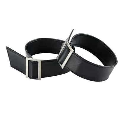 High-quality faux leather cuff band, durable replacement coat sleeve buckle, adjustable sleeve garter, coat, parallel import