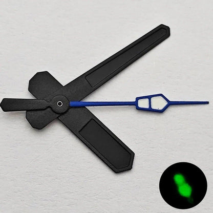 Riccias NH35 Watch Hands, Silver, Black, Gold, Rose Gold, Green Luminous, Compatible with NH35 and NH36 Movements, Parallel Import