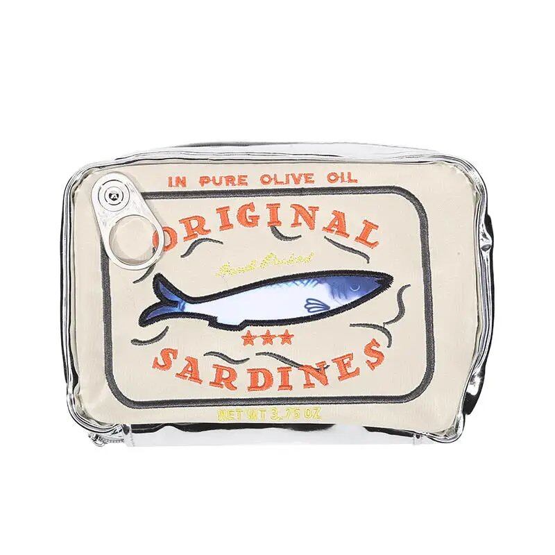 Canned Sardine Style Cosmetic Bag (Colors Available, Parallel Import)