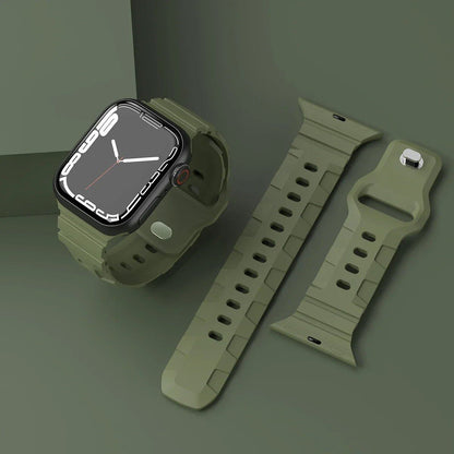 Apple Watch用シリコンバンド 49mm 45mm 41mm 40mm 44mm 38mm 42mm対応 ゴムブレスレット iWatchシリーズ3/5/6/SE/7/8/Ultra用 バンドカラー：mm 並行輸入品