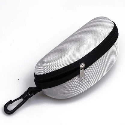 KLASSNUM Portable EVA Eyeglass Case with Carabiner Hook, Colorful Sunglasses Hard Case, Zippered Eyeglass Protection Box, Holder, New, Parallel Import