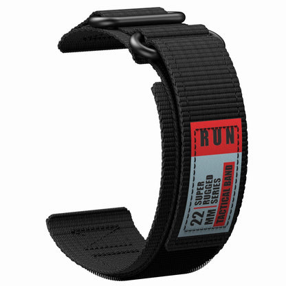 22mm Nylon Watch Strap for Garmin Forerunner 745, Huawei, and Samsung - Compatible with Garmin vivoactive 3 Music, Universal 22mm Watch Band, Band Color: ; Band Width: 22mm, Parallel Import