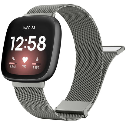 Milanese-style Metal Magnetic Strap for Fitbit Versa 3/4/Sense/Sense 2 (Imported)