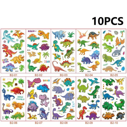 10-Pack Waterproof Temporary Tattoo Stickers for Kids and Soccer Fans, Fake Tattoos for Adults and Kids, Arm Covers, Color: Parallel Import