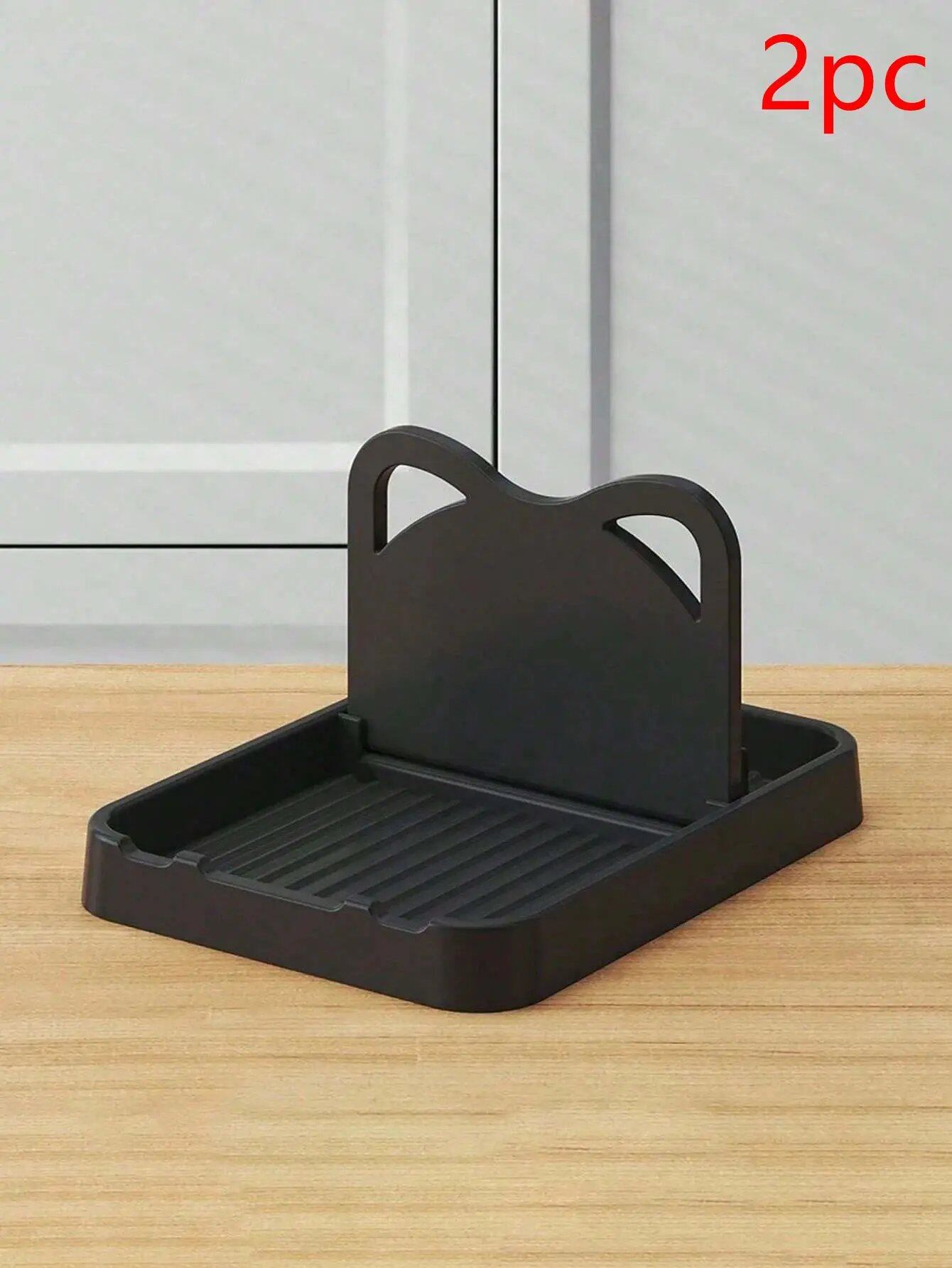 1/2-Piece Multifunctional Pot Lid Holder Stand, Pot Lid Rest, Spoon Rest, Pot Lid, Spatula, Spoon Storage Shelf, Kitchen Tool Storage Shelf, Parallel Import
