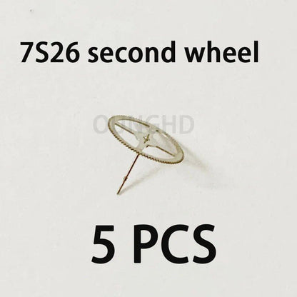Original compatible Seiko 7S26 movement center wheel, three-wheel, time wheel, sub-wheel, span wheel, second wheel, escape wheel. Parallel import.