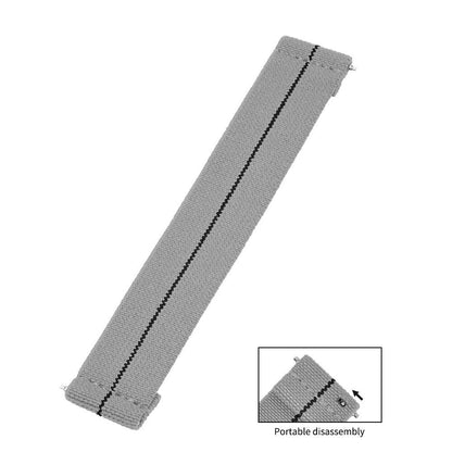 13cm Pale Blue Premium Grade Hook and Loop Adhesive Watch Band, 18/19/20/21/22mm Nylon Replacement Watch Strap, Band Color: mm, Parallel Import