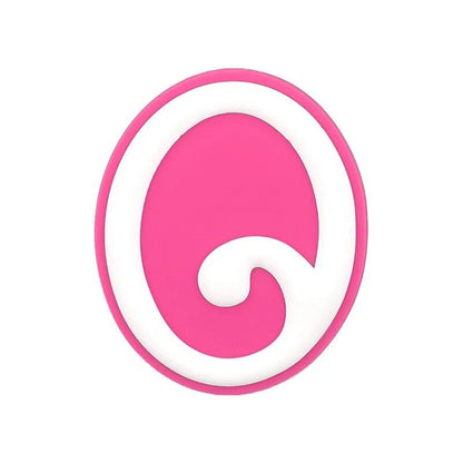 1/26 Scale PVC Pink Greek Alphabet A-Z Charm for Beach Bags, Women's Handbags, and Travel Bags (Pinky Girls) - Parallel Import