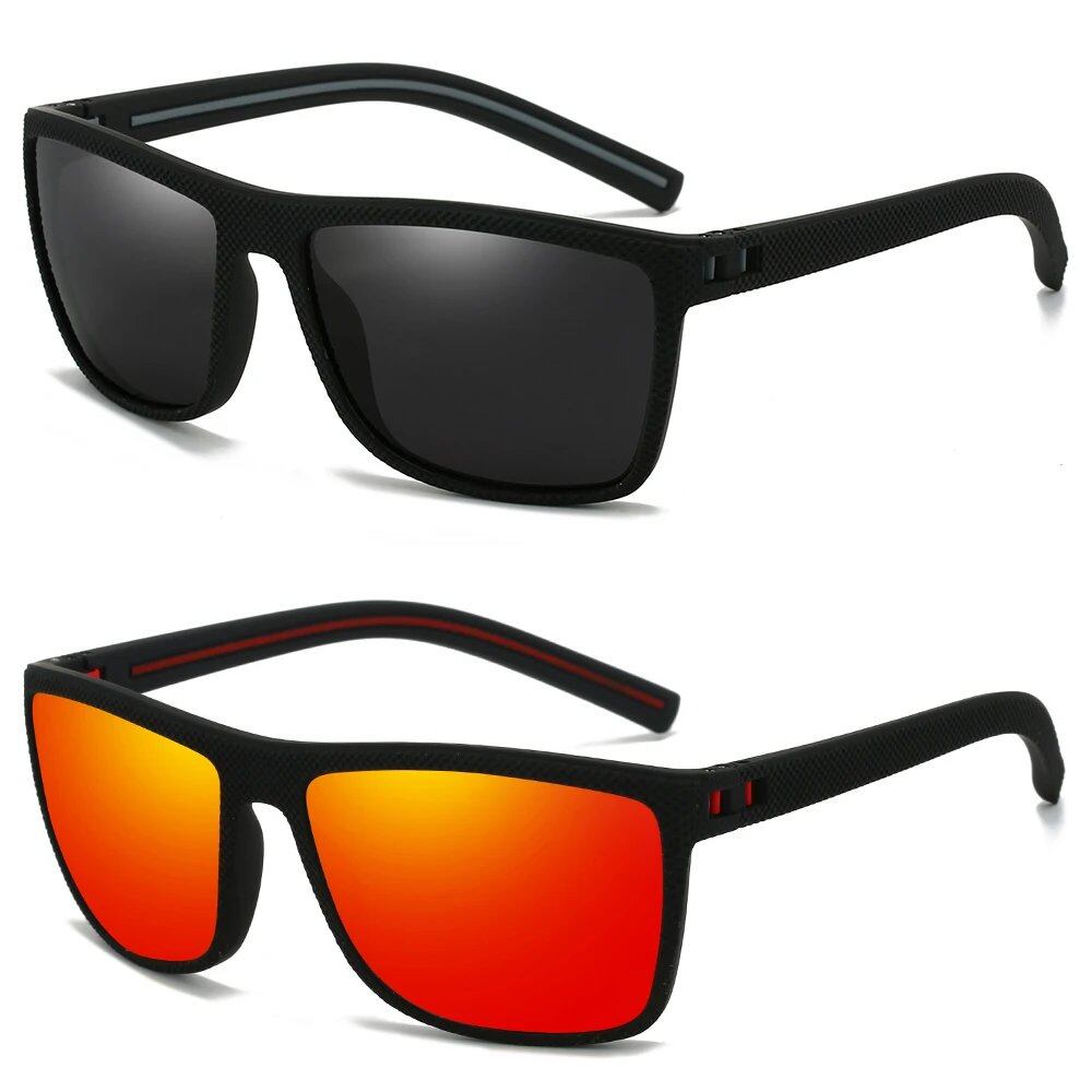 1/2-Piece Men's and Women's Polarized UV400 Sunglasses, Fishing Goggles, Outdoor Sports Eyewear, Parallel Import