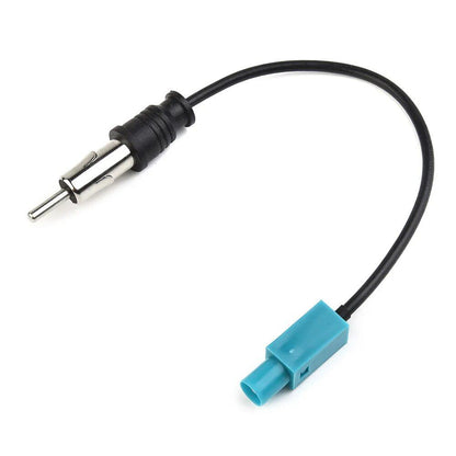 Set of 2 Fakra Car FM/AM Stereo Radio Antenna Adapter Cables, Fakra Z Female to DIN Female, Fakra Z Male to DIN Male Converter, Color: Parallel Import