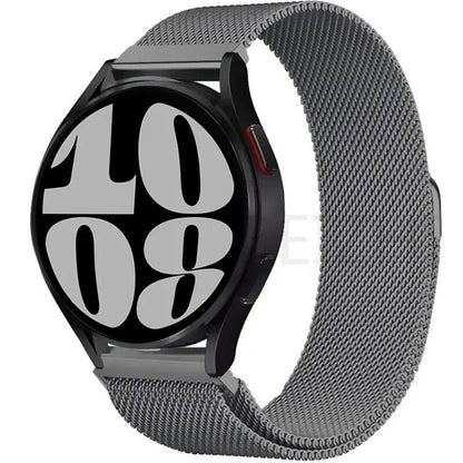 Compatible with Samsung Galaxy Watch 5/6/4/Classic, 22mm/20mm Metal Milanese Loop Magnetic Star-Like Bracelet, Hubai GT4/3/2e Strap, Size 2, Parallel Import