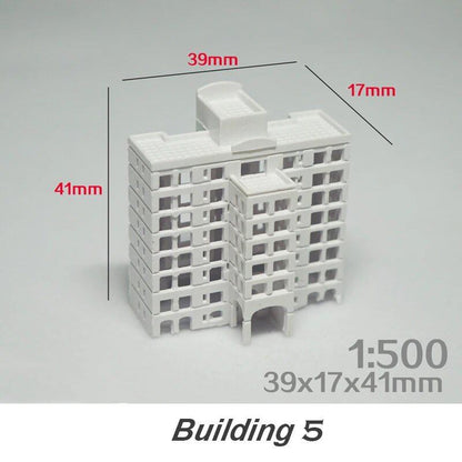 1/500 Scale DIY Architectural Model Kit, Miniature House, ABS Architectural Model, City Diorama, Sand Table Scene, Layout Kit, 1 Piece, Color: ; Ships from: Parallel Import
