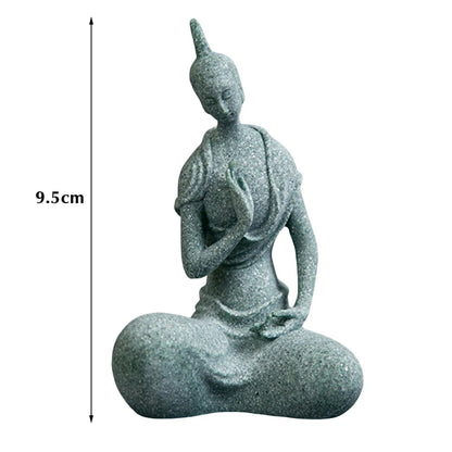 Meditating Buddha Sculpture, Spiritual Healing, Monk Figurine, Zen Statue, Office, Home, Garden Decoration; Ships from: Parallel Import