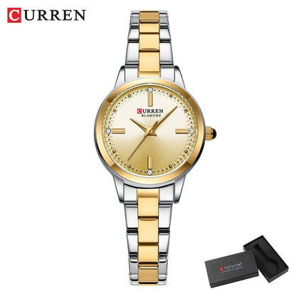 Karlen Women's Simple Dial Bracelet Quartz Watch, Stylish and Elegant, Color: Parallel Import