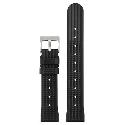WatchDives Premium Soft Rubber Waffle Watch Band, 20mm, 22mm Quick Release Replacement Strap for Avalon, SeaGhost, and Monster, Band Color: WD.Fmm, Parallel Import