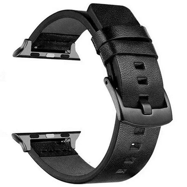 High-quality leather strap for Apple Watch Ultra 2 (49mm), compatible with Series 9, 8, 7, SE, 6, 5, and 4. Available in 44mm, 45mm, 42mm, 41mm, and 40mm bands. Available in mm band colors. Parallel import.