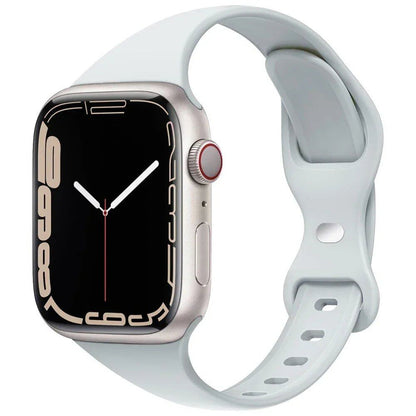 Waterproof Slim Silicone Sport Band for Apple Watch Ultra 49mm/Series 9-8-7 (41mm/45mm/44mm/40mm) - Compatible with iWatch 10 (46mm/42mm) Band Color: mm; Ships from: Parallel Import