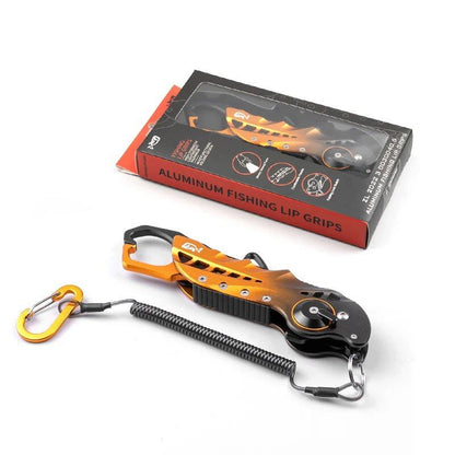LINNHUE Folding Aluminum Alloy Fishing Pliers Set with Grip, Fishing Tackle, Hook Recover, Cutter, Line Split Ring, Accessories, Parallel Import