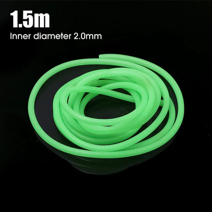 0.8/1/1.5/2mm Luminous Fishing Hose, Silicone Anti-Rig Tube, Rig Sleeve, Deep Sea Fishing, Pesca, Iscus, Fish Tackle Tool, Parallel Import