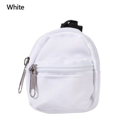 1/6 Scale Miniature Bag Toy for BJD Dolls, Cute Floral School Bag, Dollhouse Decor, Backpack, Doll Clothes Accessory, Parallel Import